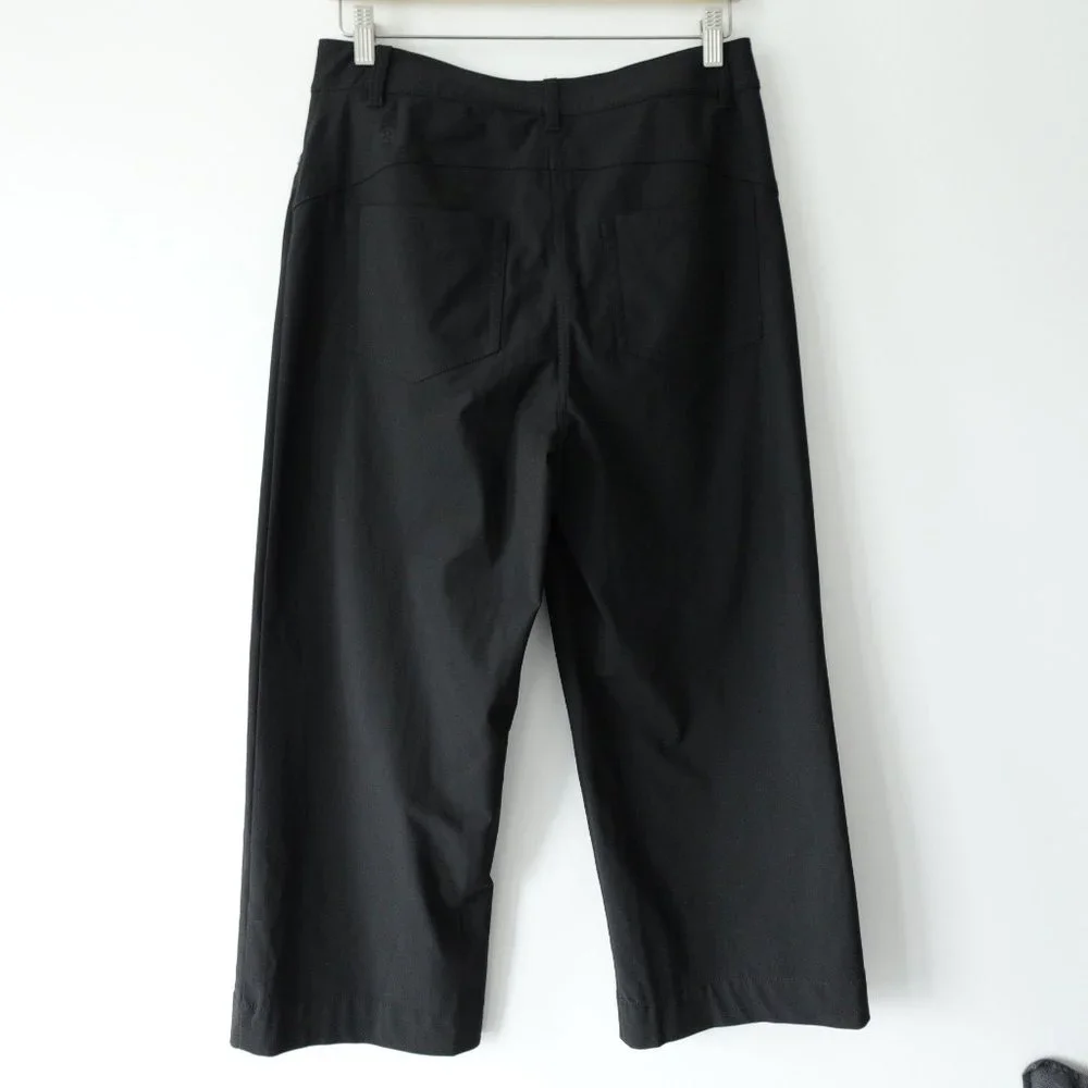 ❌SOLD ❌Lululemon City Sleek 5 Pocket Wide-Leg High Rise 7/8 Length Pant Black - Picture 3 of 13